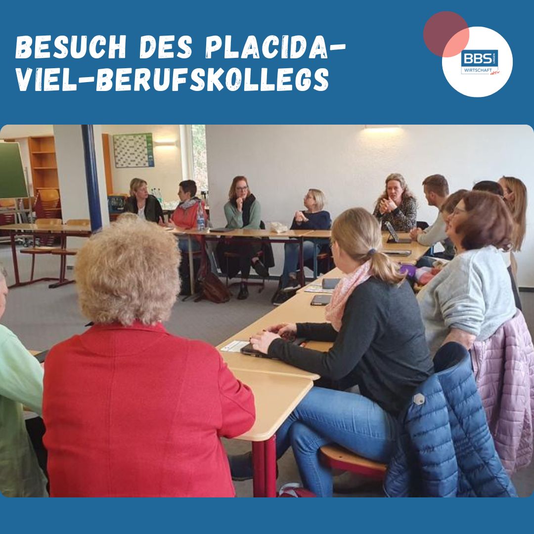 Read more about the article Besuch des Placida-Viel-Berufskollegs in Menden