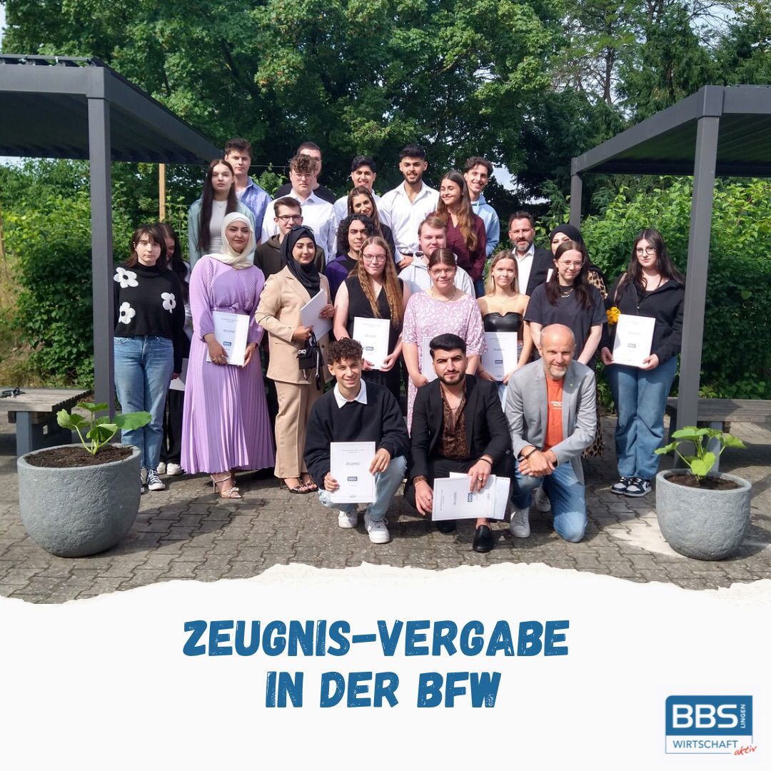 Read more about the article Die BFW hat es geschafft: Abschluss unserer Zweijährigen Berufsfachschule