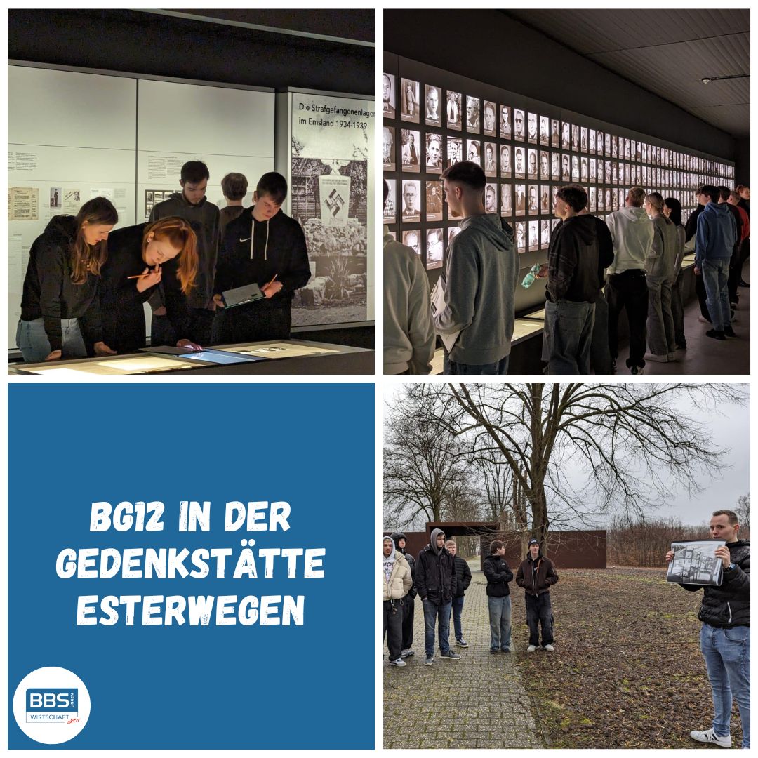 Read more about the article Exkursion unserer BGW 12 zur Gedenkstätte Esterwegen