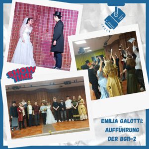 Mehr über den Artikel erfahren Emilia Galotti: Grandiose Aufführung der BG11-2